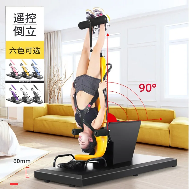 Human Stretching Bed Lumbar Cervical Disc Yoga Electric Heightening Machine