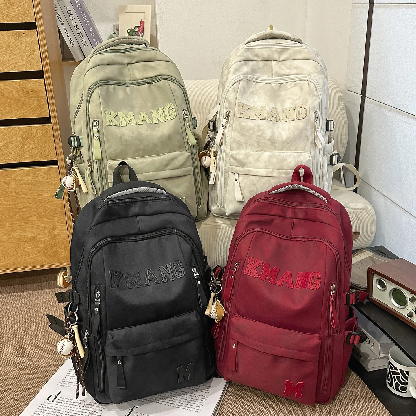 

New Arrival Unisex Large Capacity Backpack Durable High School Student Bookbag Stylish And Robust for Men And Women