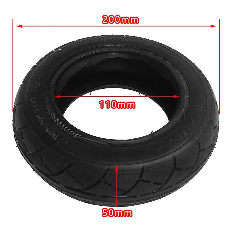 Good Quality 200x50-110 Inner Tube Outer Tire Aperture 110MM for 8 Inch  Mini Electric Scooter  Electric Vehicle Accessories