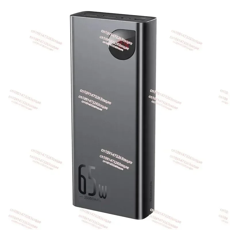 20000mAh 65W Metal Digital Display Portable Quick Power Bank For Baseus