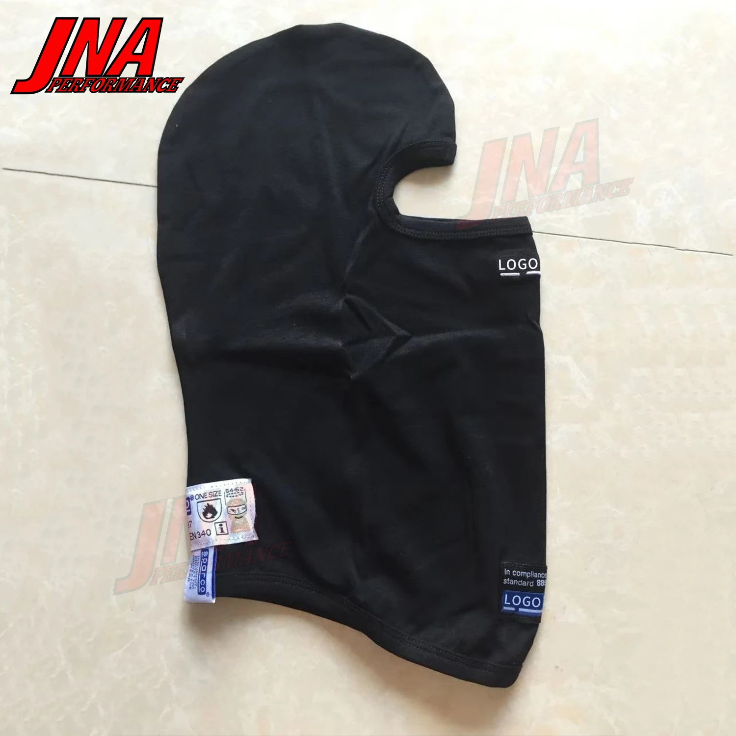 FIA Retardant Racing Балаклава Go Kart Полнолицевая маска Мотоцикл Внедорожный картинг Гоночная маска Мужской шлем вождения автомобиля Внутренняя кепка