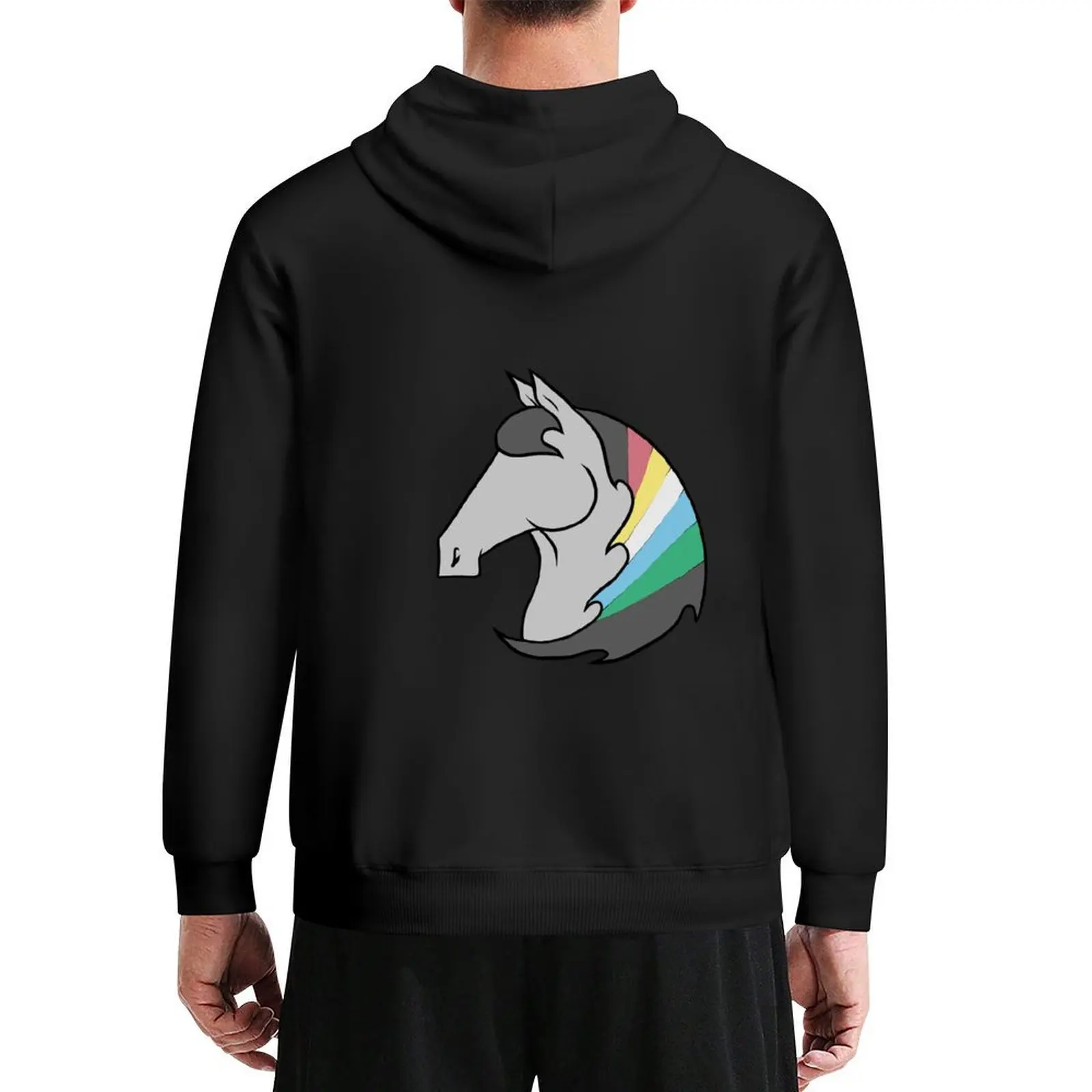 Disability Pride - Horse Hoodie blouse men's clothing men's winter sweater male clothes japanese hoodie