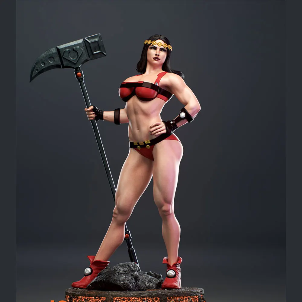 1/24--1/8 Movie Character Model Girl Resin Model Kits 3D Printed Gray Model Figurine DIY Doll Model Unassembled And Unpainted
