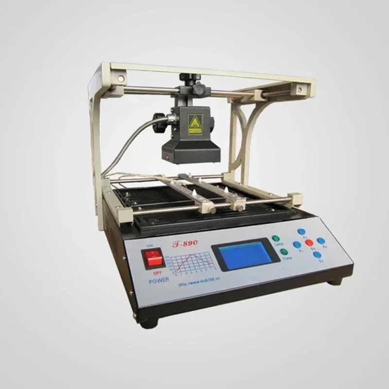 T-890 T890 BGA مزدوج رقمي بالأشعة تحت الحمراء BGA/IRDA/IFR/SMD/SMT لحام أساسي 1500 وات ثمانية أنواع من منحنى درجة الحرارة