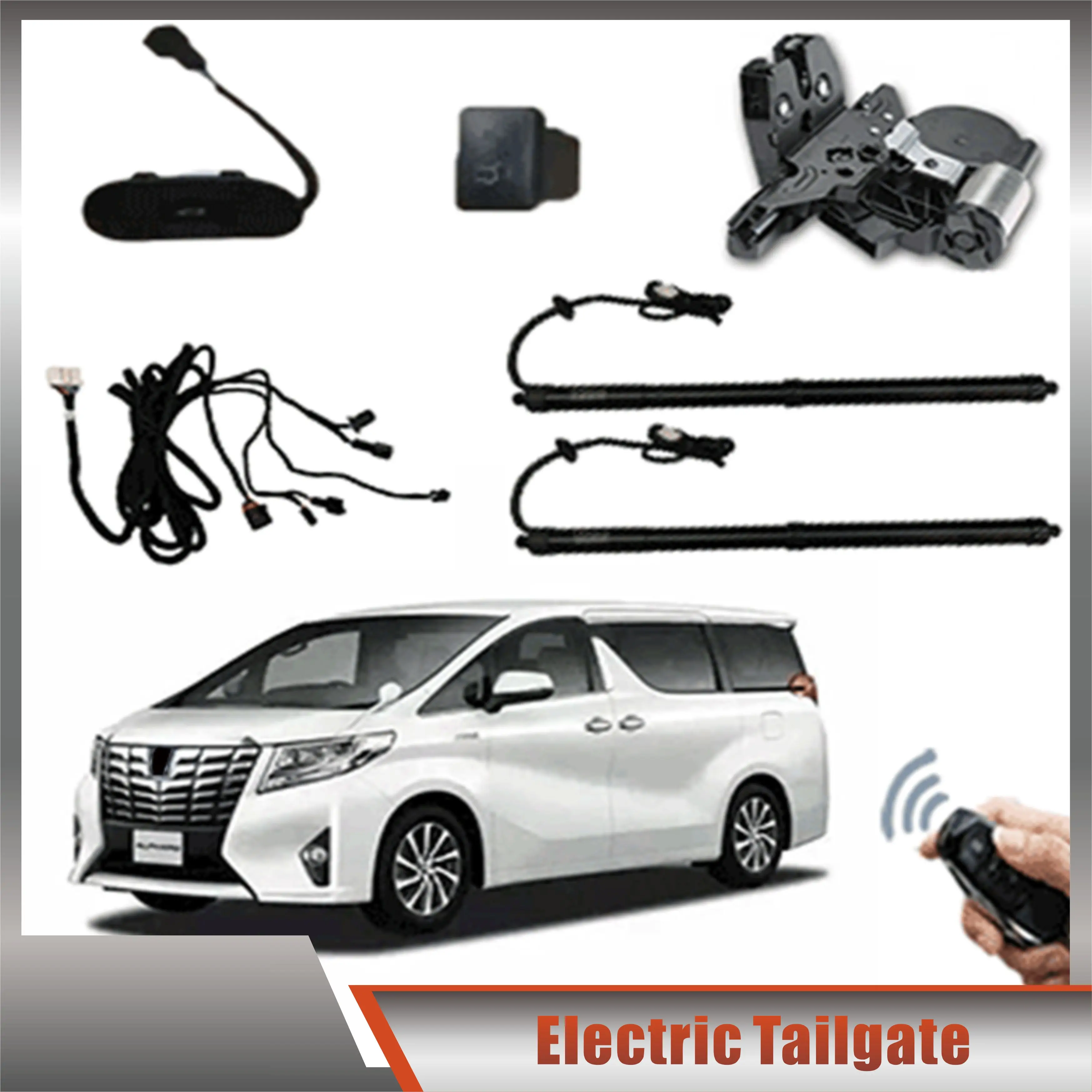 For Toyota Alphard  control of the trunk electric tailgate car lift automatic trunk opening drift drive power kit foot sensor