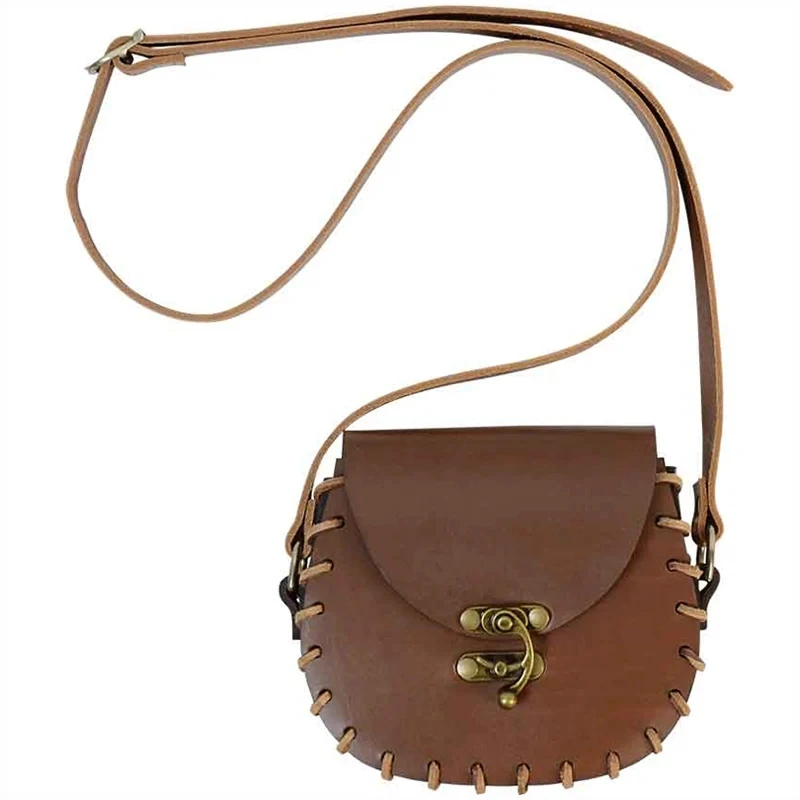 

Средневековый аксессуар в стиле стимпанк, сумка через плечо из искусственной кожи викингов, кошелек для телефона, кошелек, костюм для косплея авантюриста, LARP