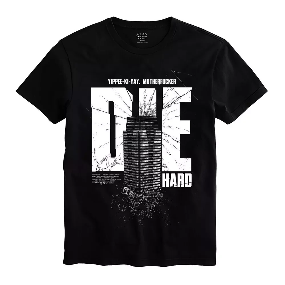 Die Hard Men Unisex Black   Tees High Quality 100%Cotton Short Sleeve