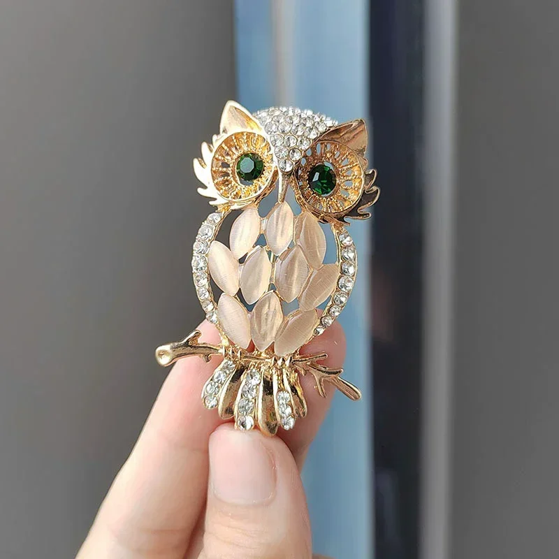 1Pc Exquisite Owl Brooch for Men Women Retro Simulated Animal Brooches Pins Jewelry Accessories Party Gifts 2026 Cool Thing