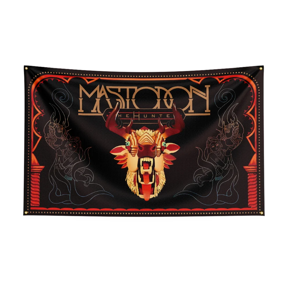 3x5 Ft Heavy Rock Band M-Mastodons Flag Polyester Digital Printing Banner for Bedroom Wall Art Out Door Tapestry Decora - Image 5