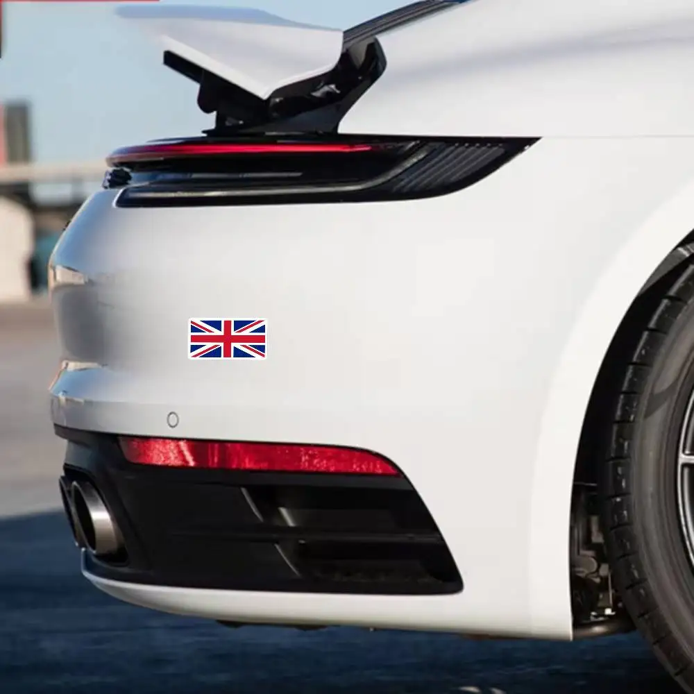 United Kingdom Flag Union Jack T-Shirt Waterproof Stickers For Decorating Car Windows Motorcycles And Computers.
