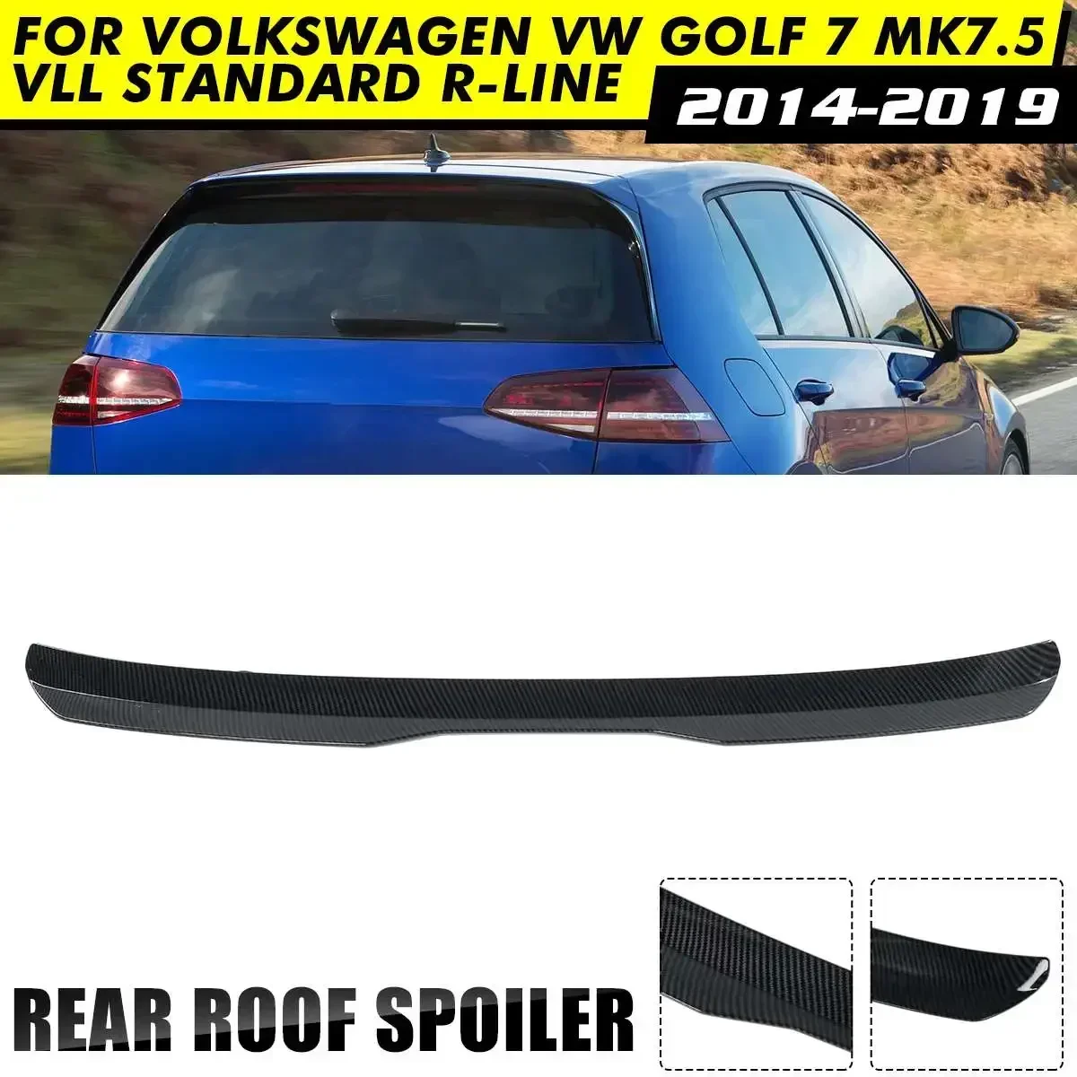 

Car Rear Roof Spoiler Lip Extension Rear Trunk Spoiler Lip Wing For Volkswagen VW For Golf 7 MK7.5 VII Standard R-line 2014-2019