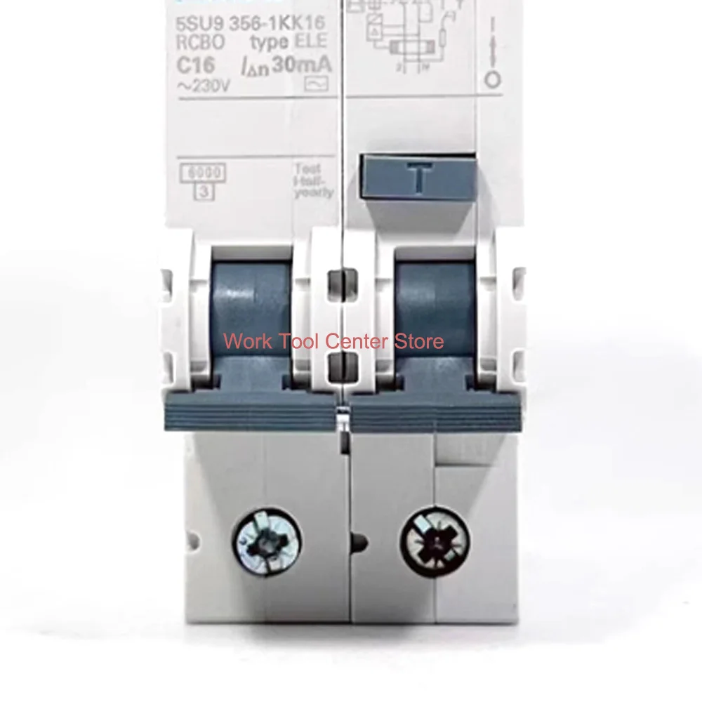 Original Residual Current Circuit Breaker 16A 5SU9356-1KK C6-63A RCBO 1P+N Voltage Relay 230V Protection Smart Switch Safety ELE