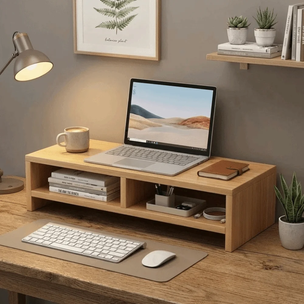 

Подставка для монитора с выдвижным ящиком: прочная конструкция, простой дизайн, органайзер для стола, стеллаж для хранения, надежная опора, функции хранения