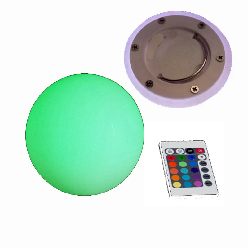 Glowing Ball, LED Table Lamps, Diameter 12cm, 15cm, 20cm, 25cm,For your Optional, Rechargeable, With 24 Key Remote Control, 1Pc