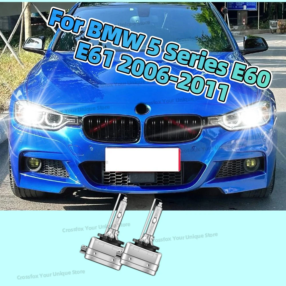 

2 фары HID D1S для BMW 5 серии E60 E61 2006-2011 2007 2008 2009 2010 Ксеноновые фары HID 6000K 8000K 10000K 35W