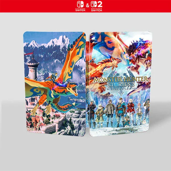 Monster Hunter Stories 3 Twisted Reflection For NS Steelbook ONi Fantasy Box (Game disc not included)
