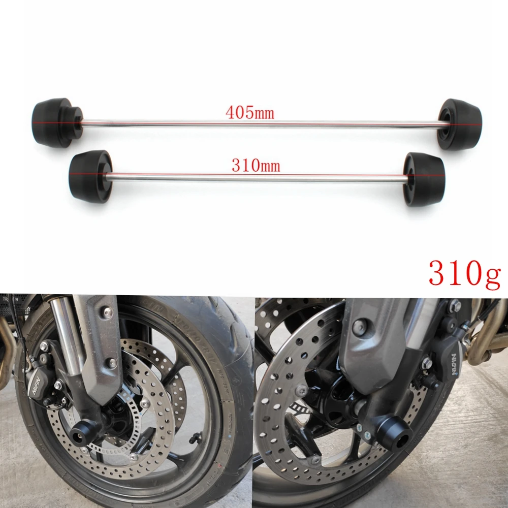 

FOR Triumph Trident 660 2021 Modified Crash and Fall Protection Ball Front and Rear Wheelbars and Axles