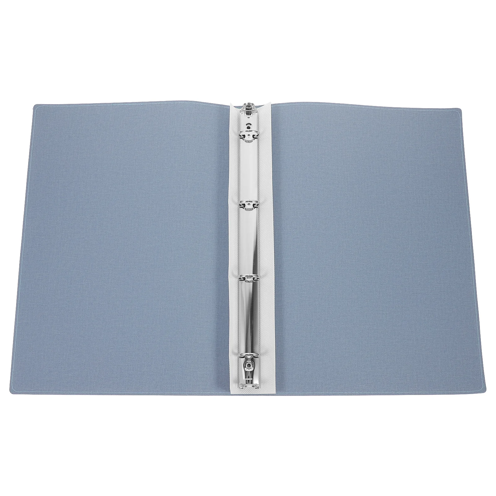 Capa para notebook pu, pasta portátil, clipe ajustável, recarregável, folhas soltas, adequada para estudantes e escritório