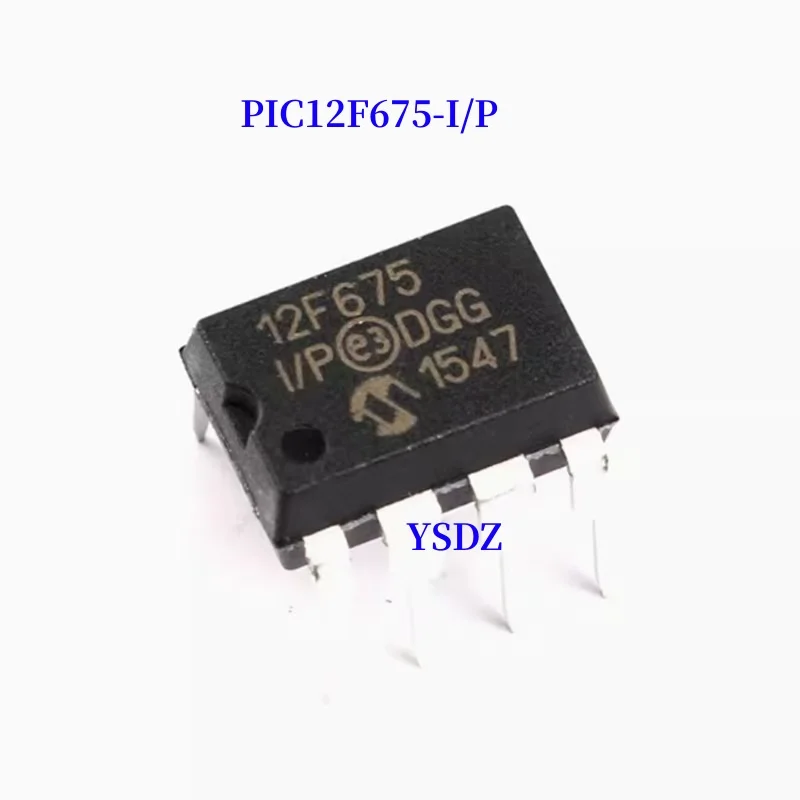 Free Shipping 100PCS/LOT PIC12F675-I/SN 12F675 SOP-8 PIC12F675-I/P DIP-8