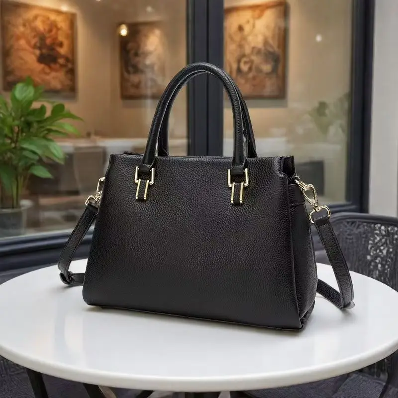 2027 New Fashion Women Handbags European Designer Cow Genuine Leather Shoulder Bags Female Brand Luxury Crossbody Bag