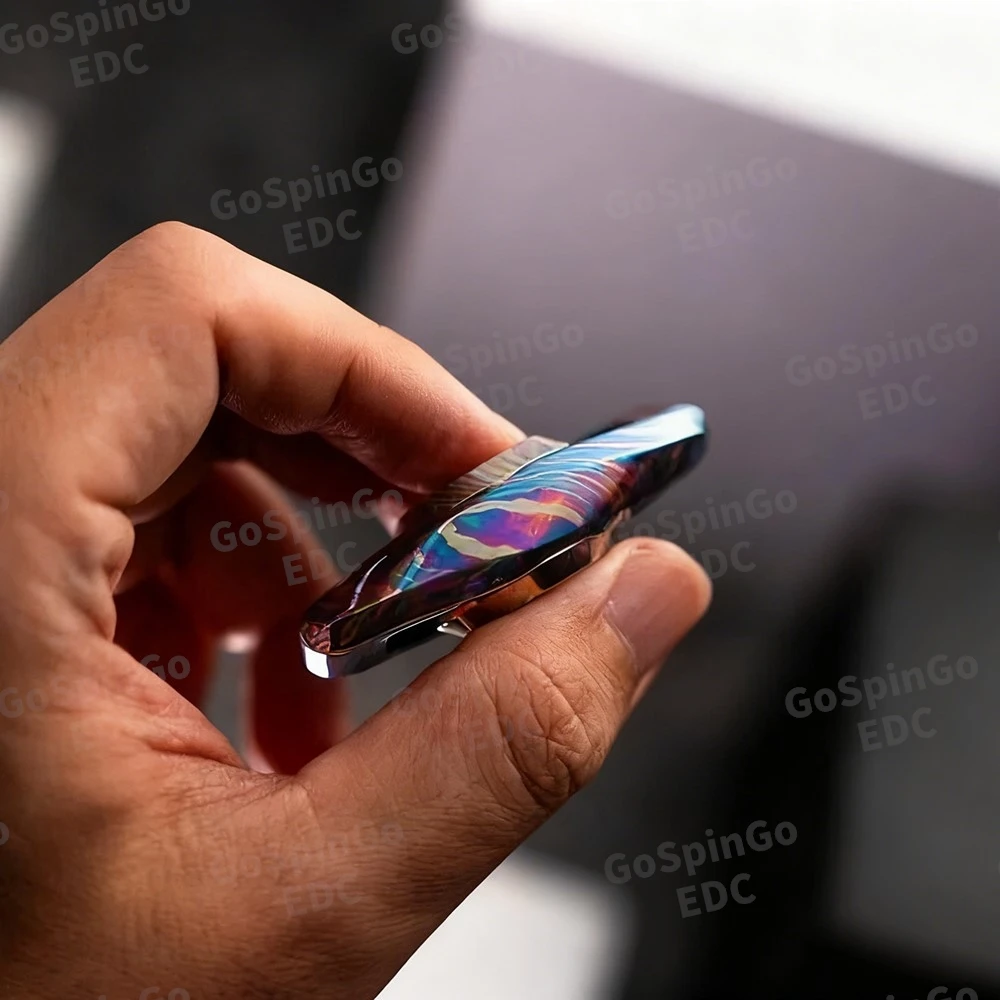 DBEDC Er Niu الفولاذ المقاوم للصدأ لعبة تخفيف التوتر تململ سبينر ألعاب متململة للبالغين التصاميم الأصلية أدوات تخفيف القلق #5