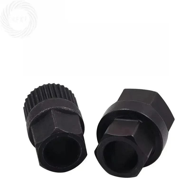 

Новинка для 33-зубчатого колеса без муфты, металлические черные автомобильные аксессуары, V-образный ременный шкив, совместимый T50, инструмент для снятия шкива генератора