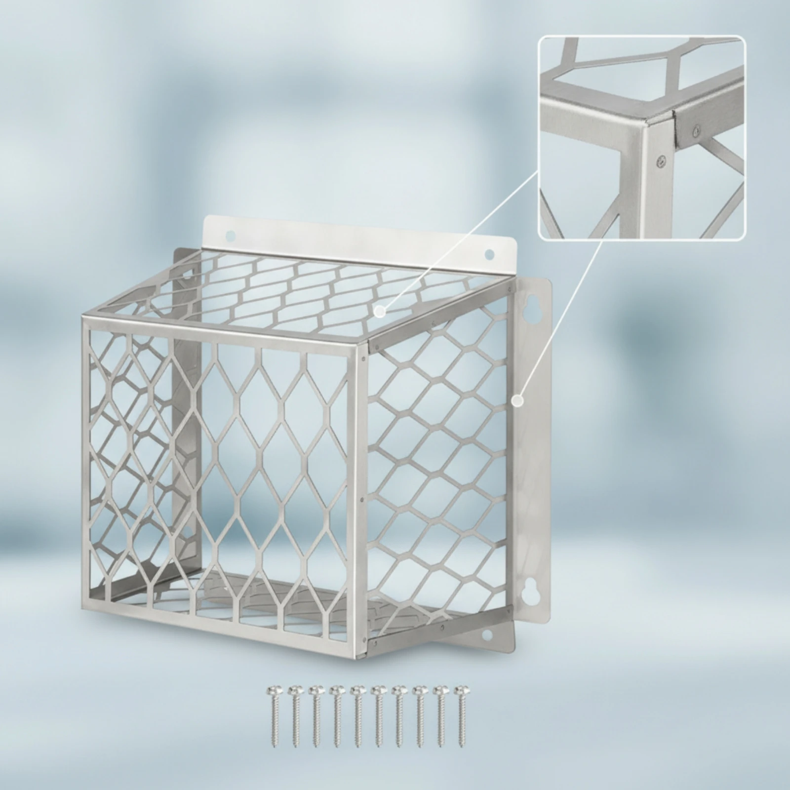 Vent Guard with Mesh Cage Stainless Steel Vent Guard with Mesh Heavy Duty Fast Installation for Homeowners, Dryer Vents