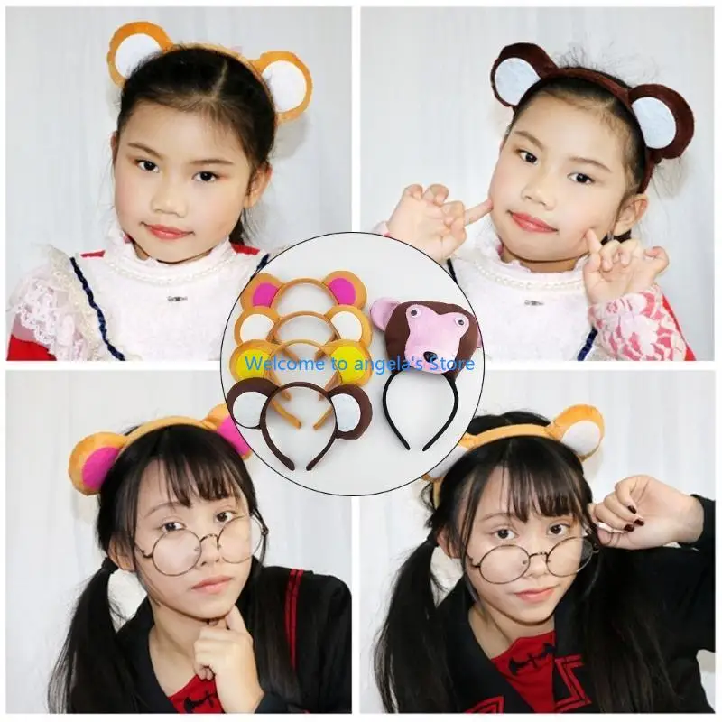 

X4YC Monkey Ears Hair Hoop Chinese-Zodiac Hair Band for Stall Market Mall