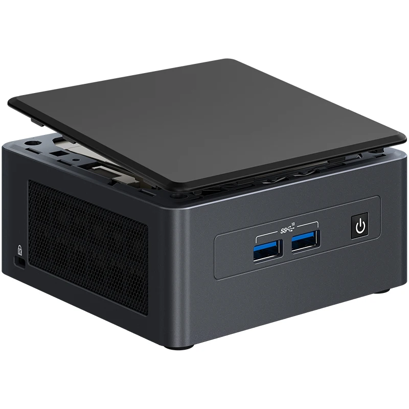 อินเทลรุ่น11TH Core 11TNHi3 Tiger Canyon NUC MINI Computer Host Thunderbolt 4รุ่นคอมพิวเตอร์ขนาดเล็กรุ่นหนา-