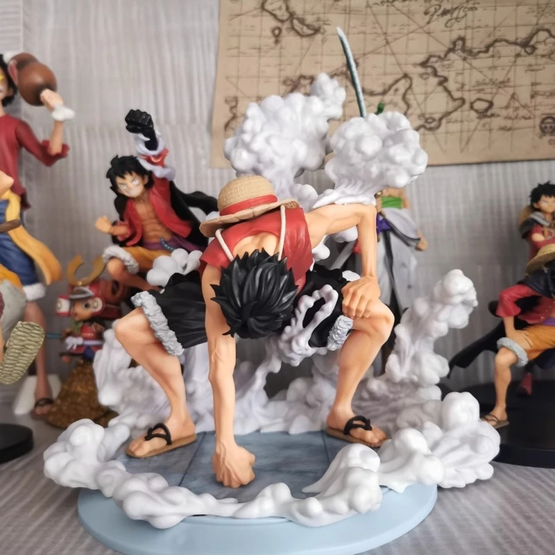 

Ichiban Kuji One Piece Tv 25th Anniversary Figure Luffy Gear 5 Nika Form Gear 2 3 Growth Road Series Figure Collectible Toy Gift