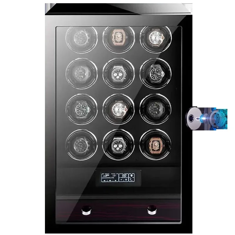 Fingerprint lock automatic mechanical watch, watch storage box, display box