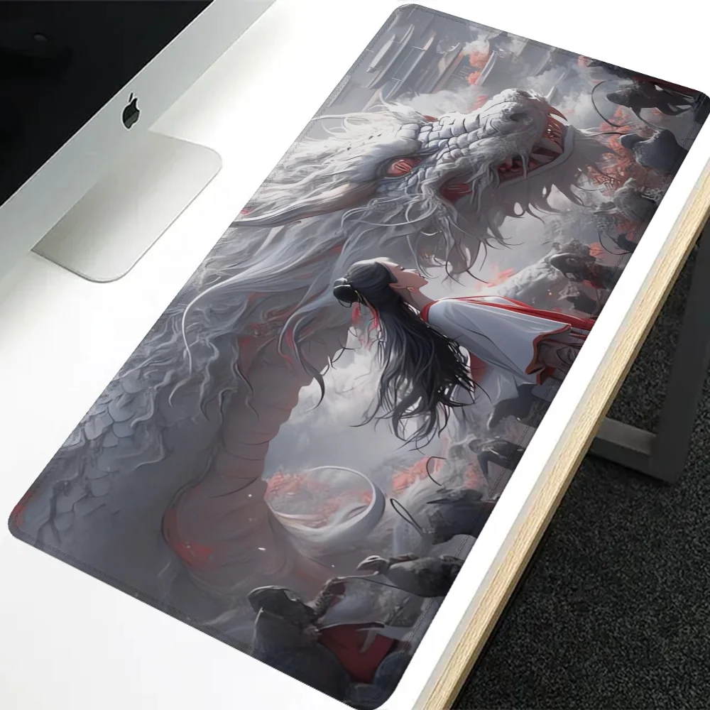 Dragon Mause Pad Xxl Mouse Pad 900x400 Pc Gaming Setup accessori Gamer Desk Mat Computer Table Mousepad Anime Large Mats Pads