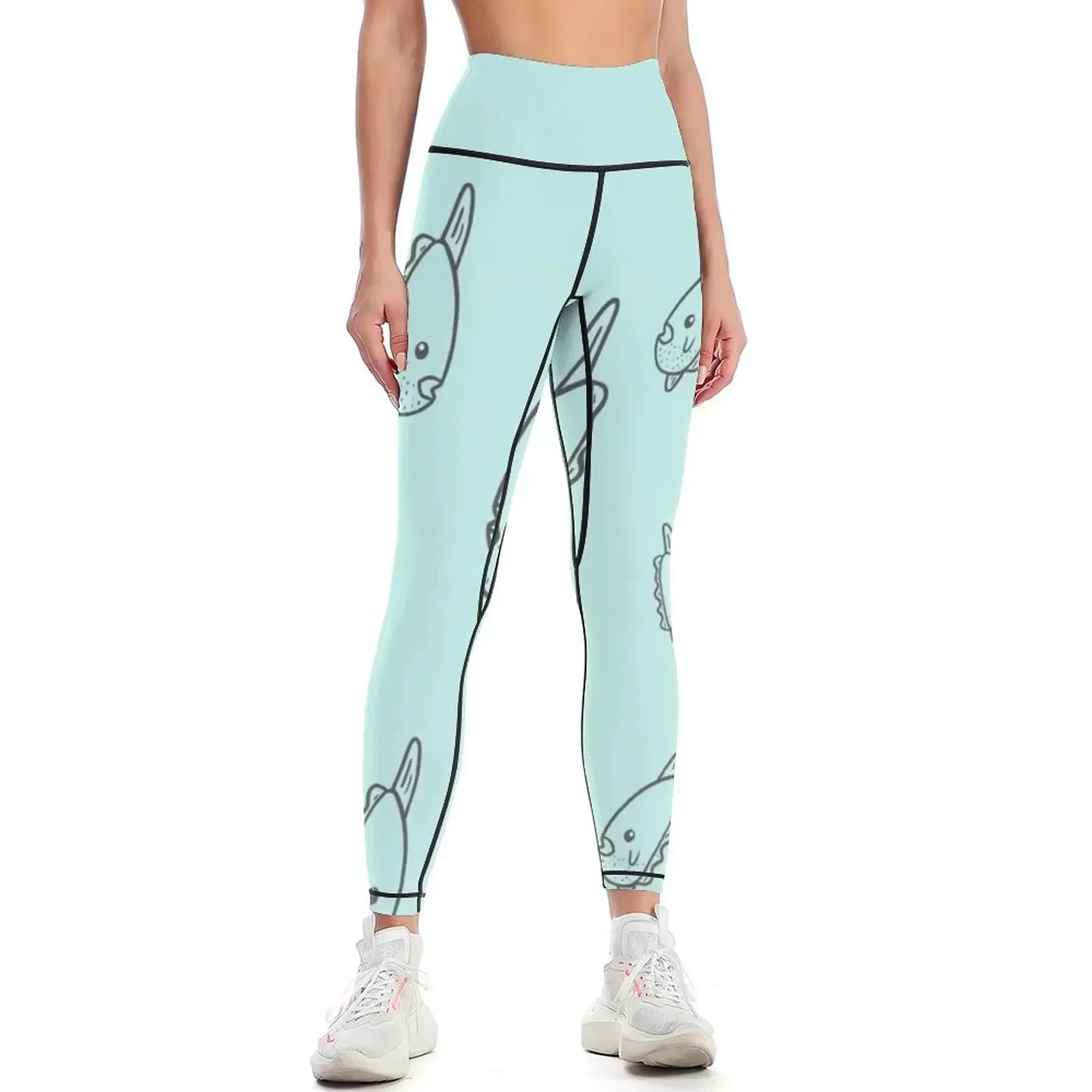 

Ocean Sunfish Wee Wee Wee Leggings Women's sports pants push up fitness jogging pants active wear Womens Leggings