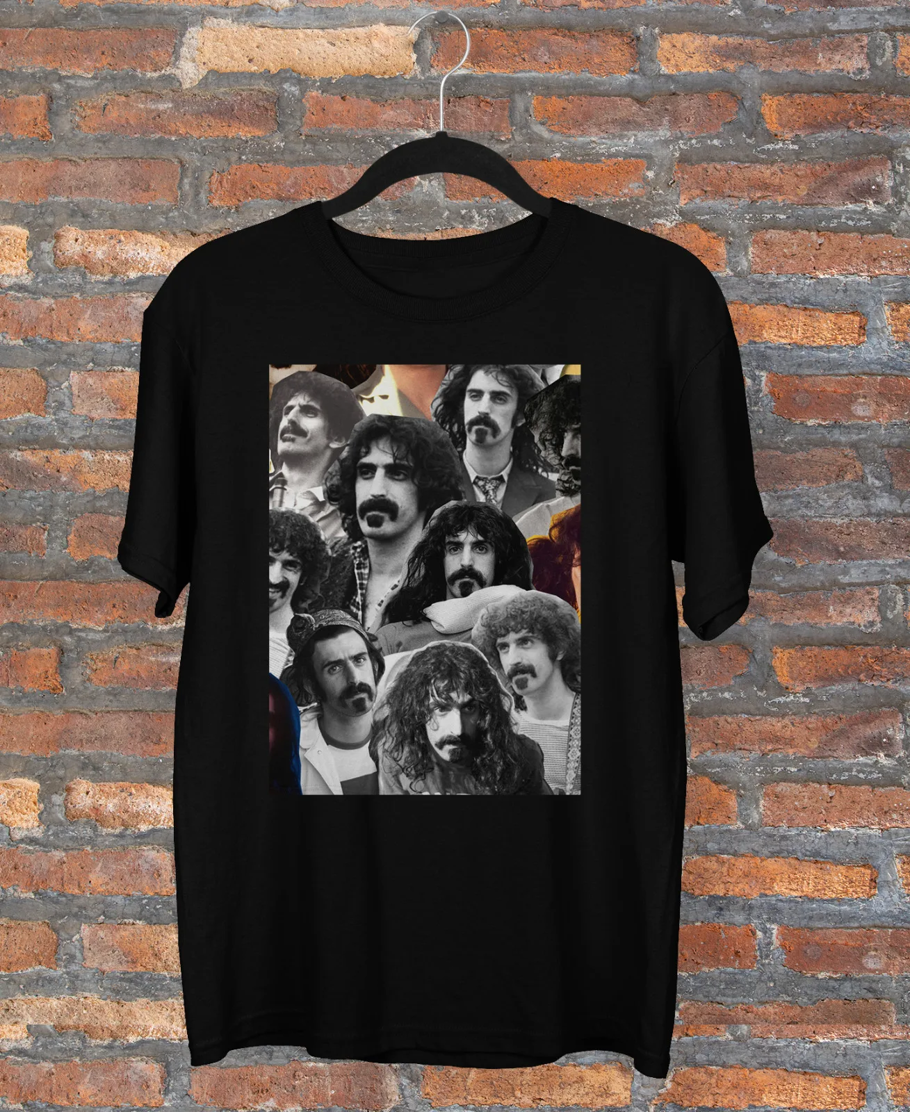 Frank Zappa collage T-shirt Black Short Sleeve All Sizes S to 345Xl 134