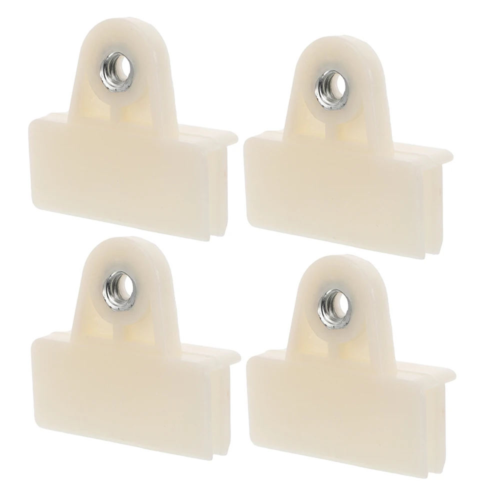 

4 Pcs Glass Fixed Buckle Channel Clips Cabinet Retainer Door Panel Clamp Fixing Holder
