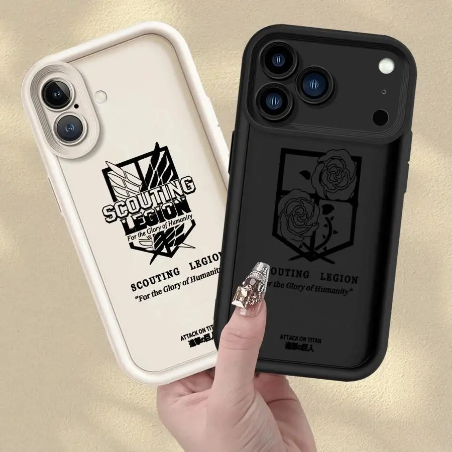 Чехол для телефона с мультяшным рисунком Rivai Rose Wing Badge для iPhone 17 Pro Max 14 13 16 17e 12 Pro 11 15 Plus Air