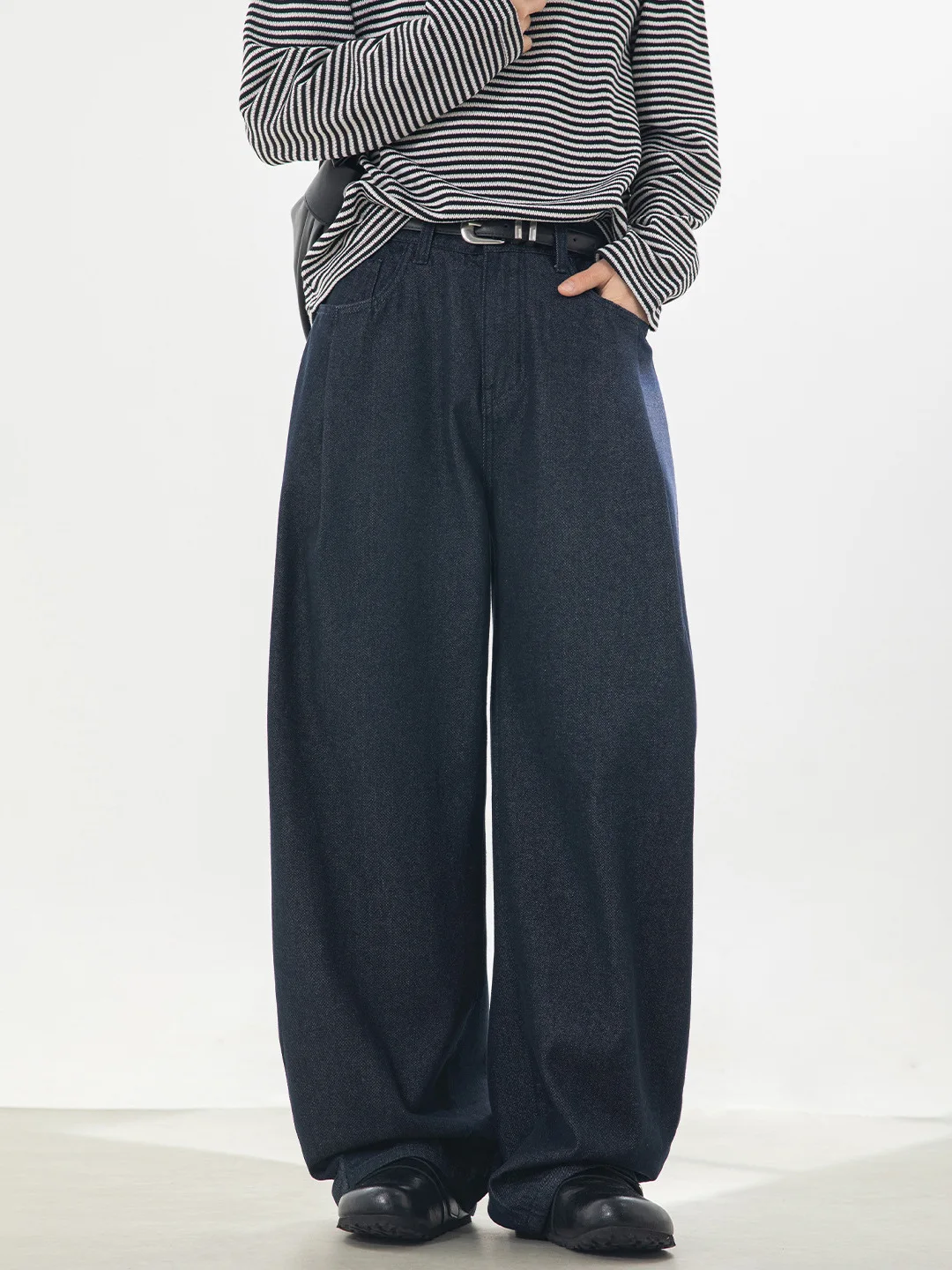 

Retro Men's Jeans Loose Straight Leg Cotton Trousers with kets Casual Comfortable Vintage Sle All Season Faion Brand