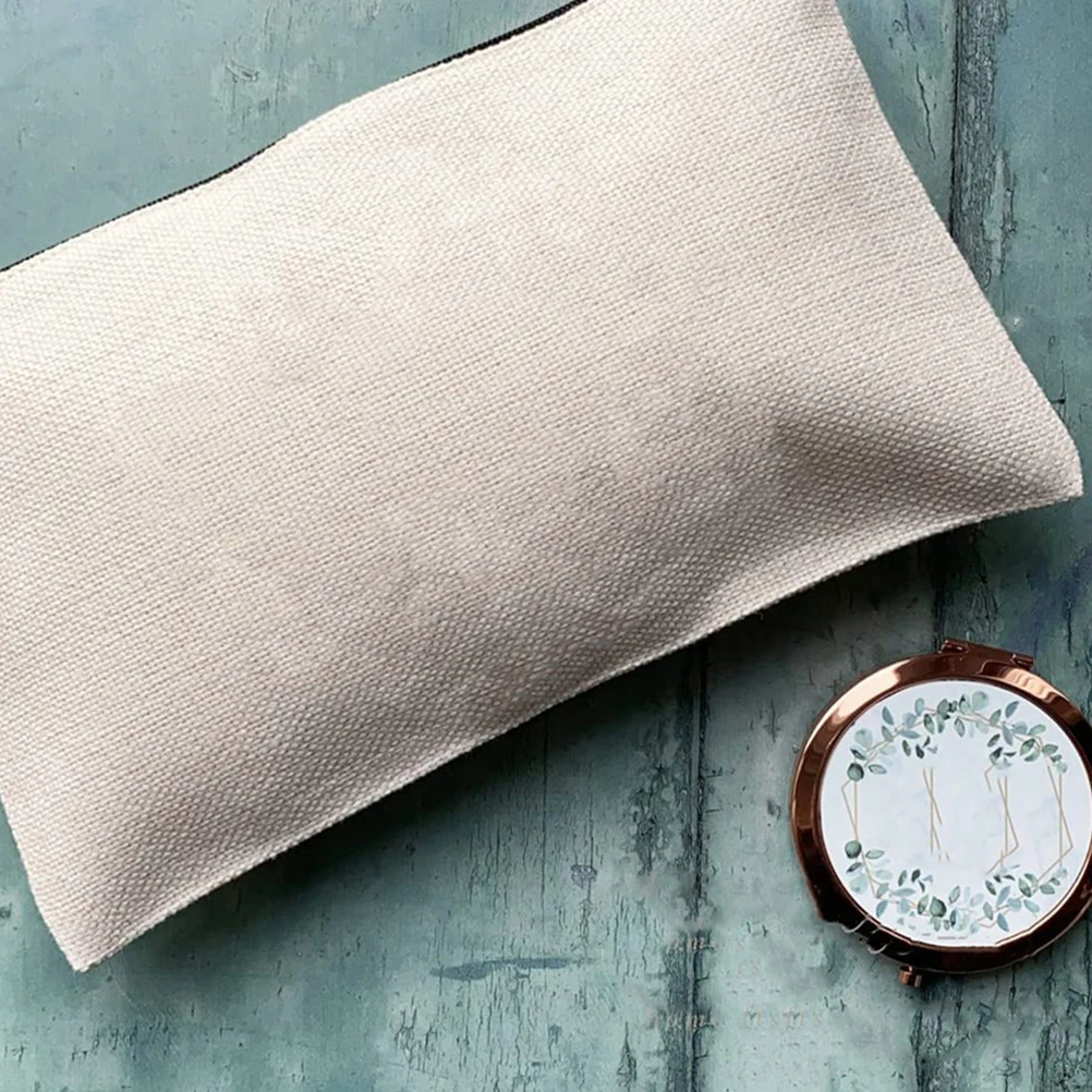 

6pcs Graffiti Pencil Bag Canvas Zipper Storage Large Capacity Lightweight School Case Cartoon Stationery Organizer for Students