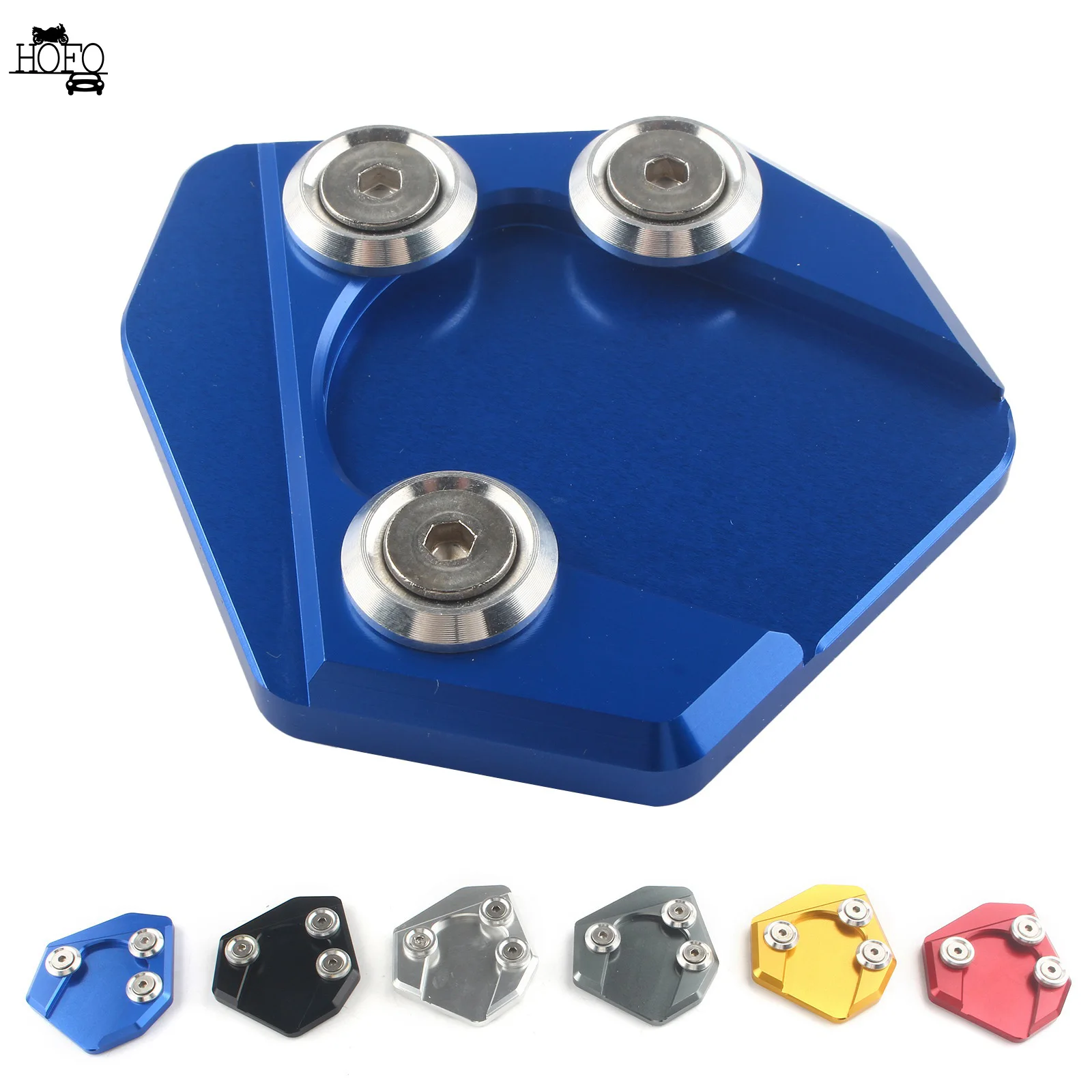 Foot Kickstand Side Stand Extension Plate Pad For YAMAHA  SMAX 155/GTR125/ACYGNUS/BWS/RAY /APRILIA SR MAX