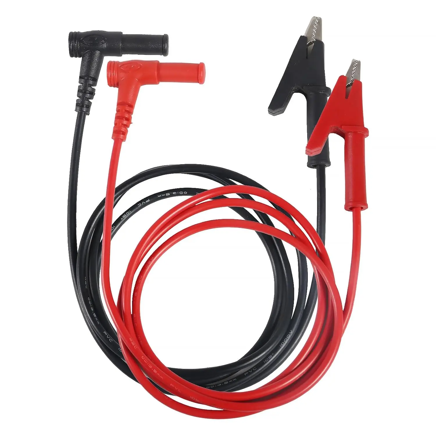 Multimeter Alligator Clips Test Leads,3Ft 600V/1000V Heavy Duty Gator Clip | Banana Plug to Alligator Clips for Multimeter test