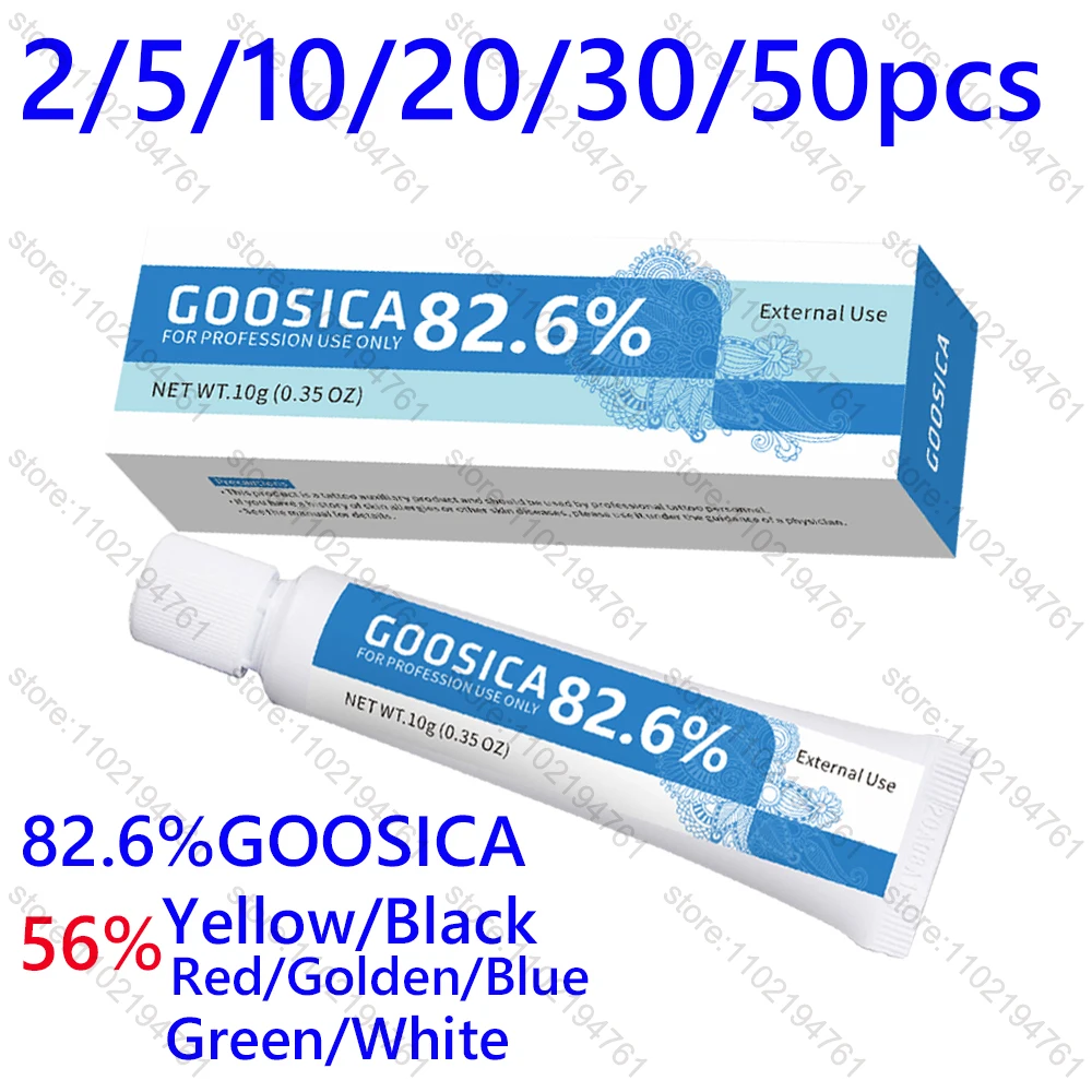 82.6%GOOSICA 56% 8color multiple choice Tattoo Care Cream Before Permanent Makeup Body Eyebrow Lips Liner Tattoo Tattoo Cream10g