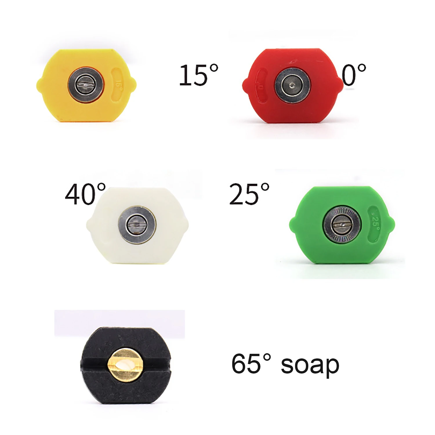 1/4" Quick Connect High Pressure Washer Spray Nozzle 1.0/1.2/1.4/1.6/2.0 Hole Garden Car Washing Cleaning Lance Water Gun Nozzle view 2
