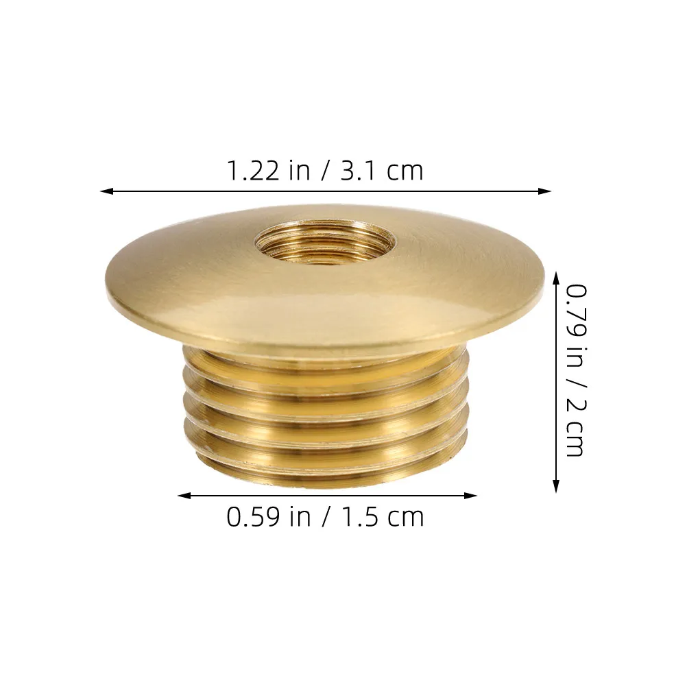 4Pcs Lamp Head Accessories Metal Lampshade Thread Adapter Secure Fit Fastening Screw Caps for G9 Light Fixtures Lamp Holder Nut