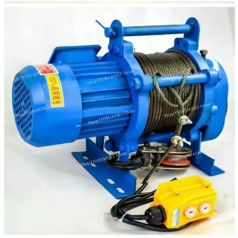 220v 380V 30m 60m1500kg  lift wire rope motor electric winch with clutch