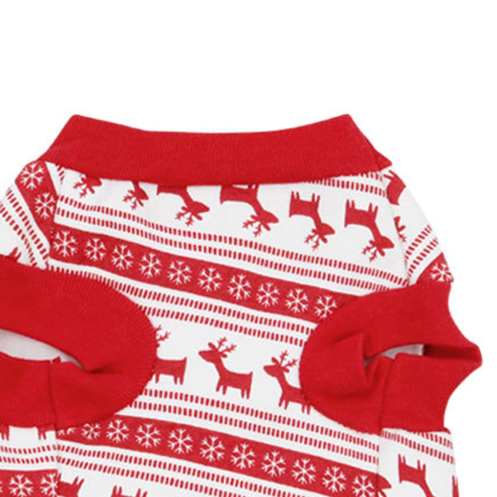 

Pet Dog Clothes Christmas Breathable Soft Hoodie Pattern Comfortable Costume Party Supplies Dog Clothes