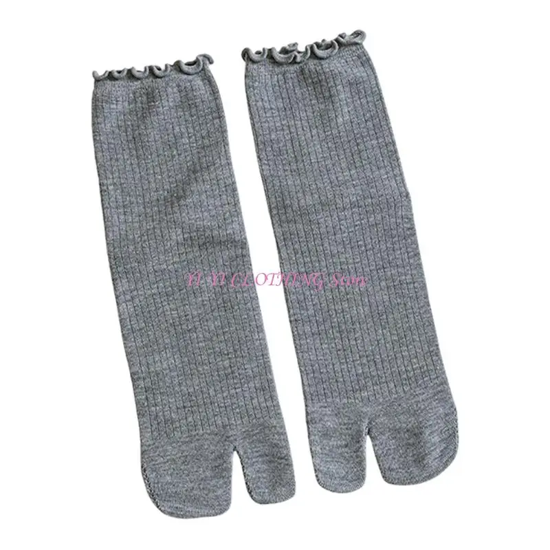 

N5KF Japan Tabis Носки, разделение двух носков носки хлопковые сандалии носки рюши