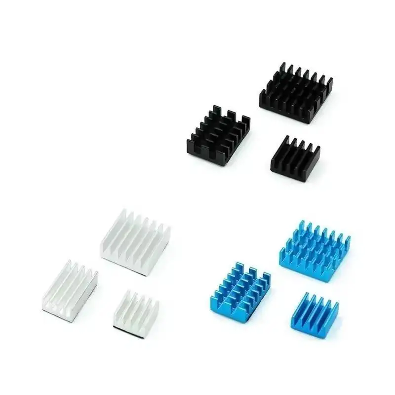Raspberry Pi 4B Kühlkörper 3 Stück Langlebiger Aluminium-Kühler Schnelle Kühlung für Raspberry Pi 4B Media Center Setup – Detail 5