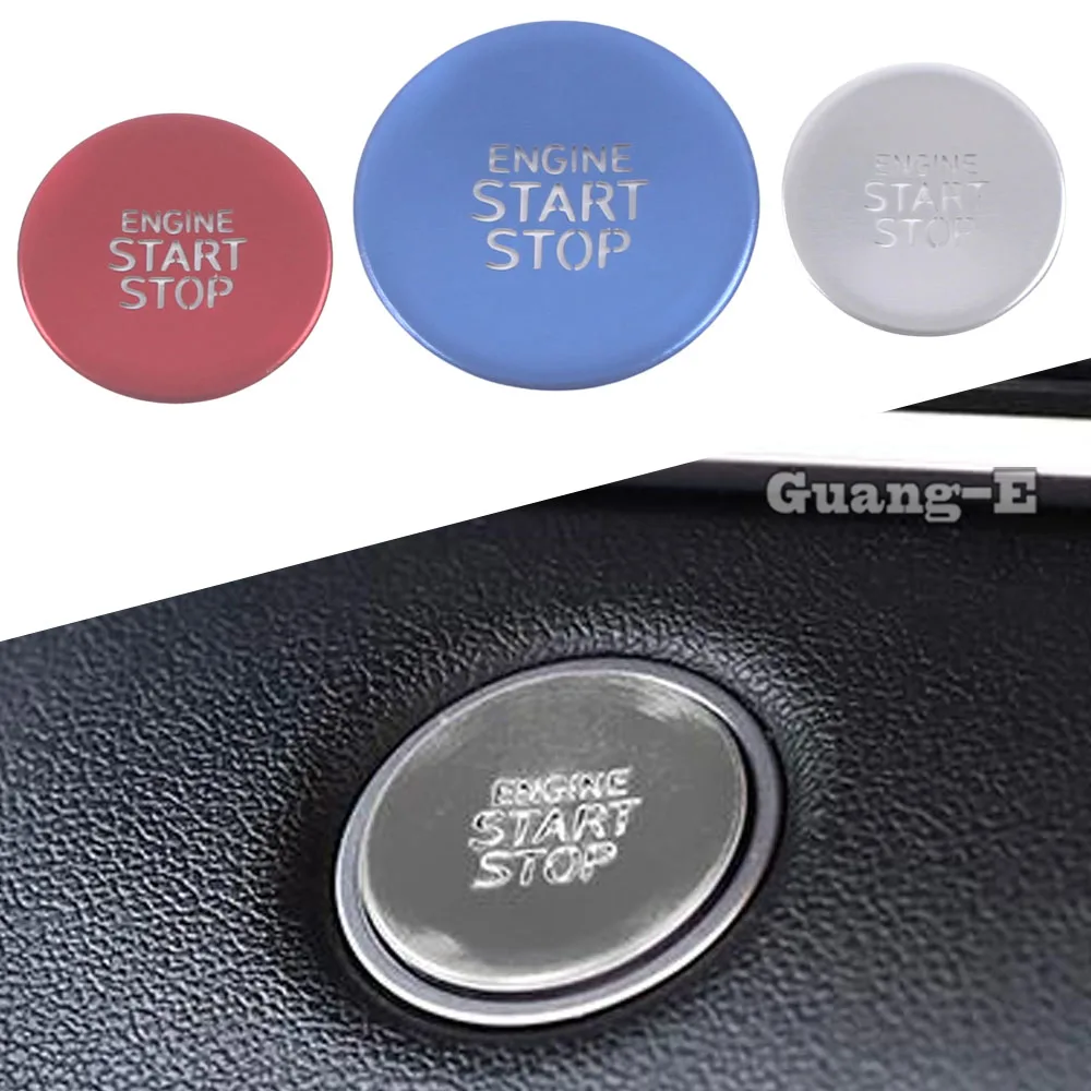 For Hyundai Elantra Avante 2021 2022 2023 Car Engine Start One Click Push Start Button Cover Trim Auto Interior Accessories