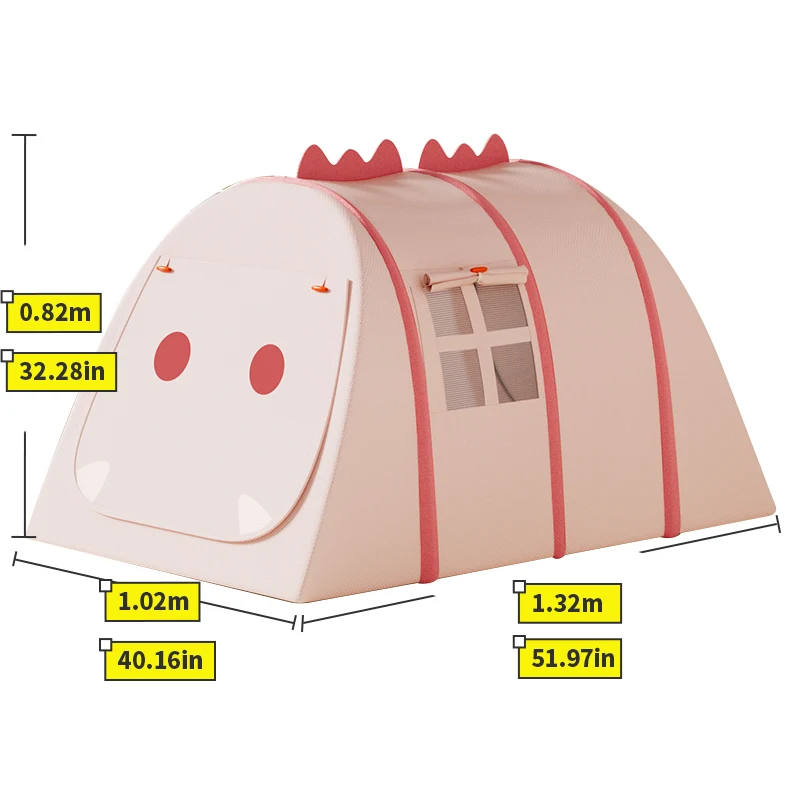 Tenda interna para crianças, casinha para meninos e meninas, casa pequena para dormir, casinha para bebês, portátil ao ar livre dobrável