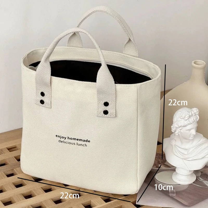 

Women's Solid Color Canvas Handbag Casual Large-Capacity Travel Shoulder Bag